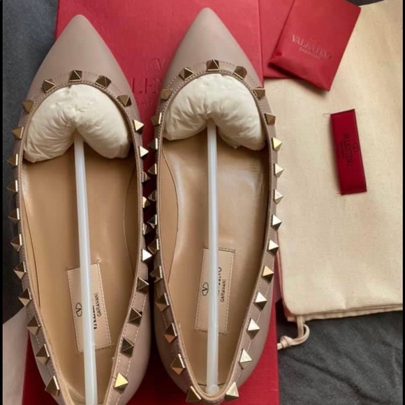 Valentino Rockstud Ballet Flats - Picture 2 of 4